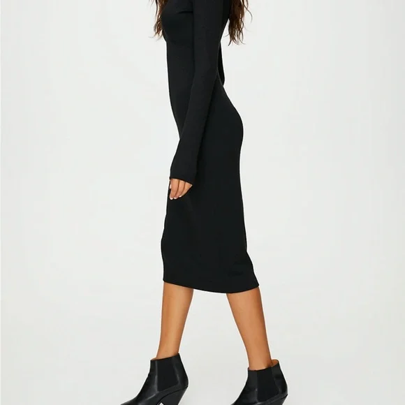 Wilfred Free | Abby Plunge Neck Knit Dress - Picture 7 of 11